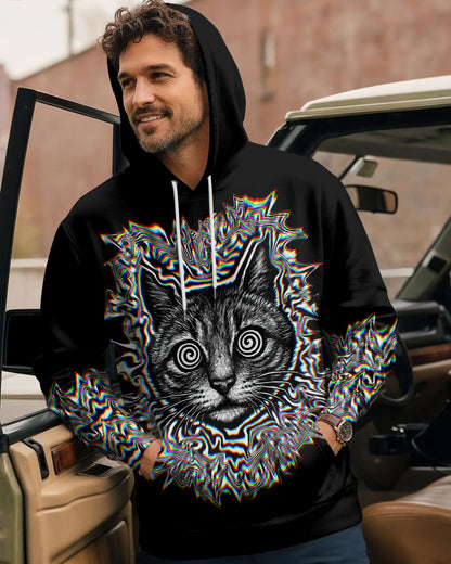 FUNNY CAT GLITCH AURA  ALL OVER PRINT - TLTW2705264