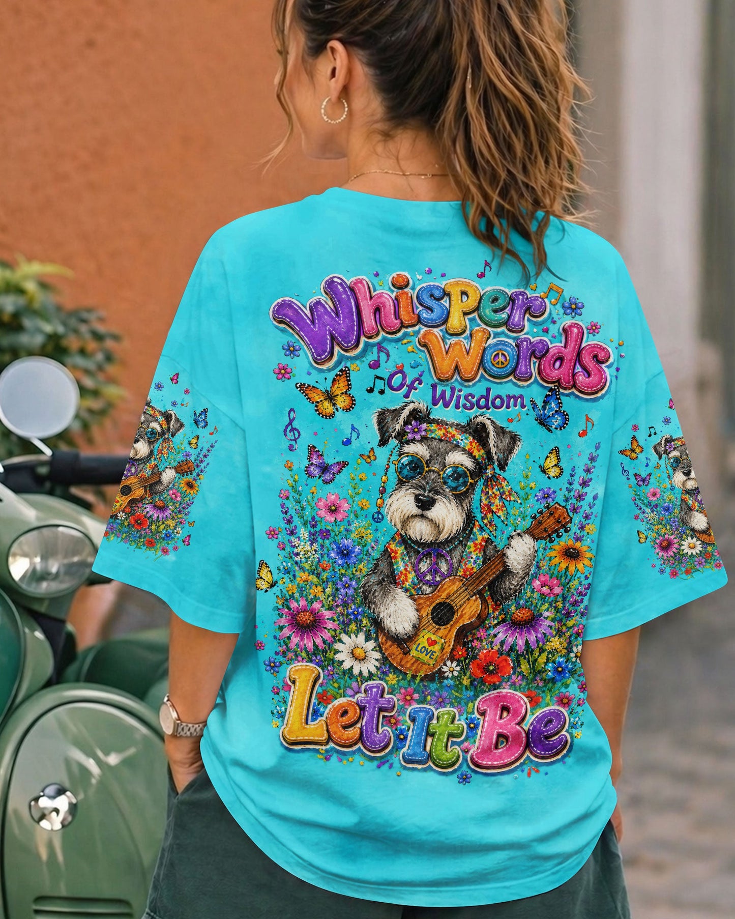 WHISPER WORDS OF WISDOM LET IT BE SCHNAUZER DOG ALL OVER PRINT  - TLTW1405263