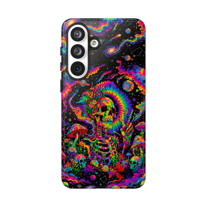 HIPPIE SKULL PSYCHEDELIC PHONE CASE  - TLNO2904262