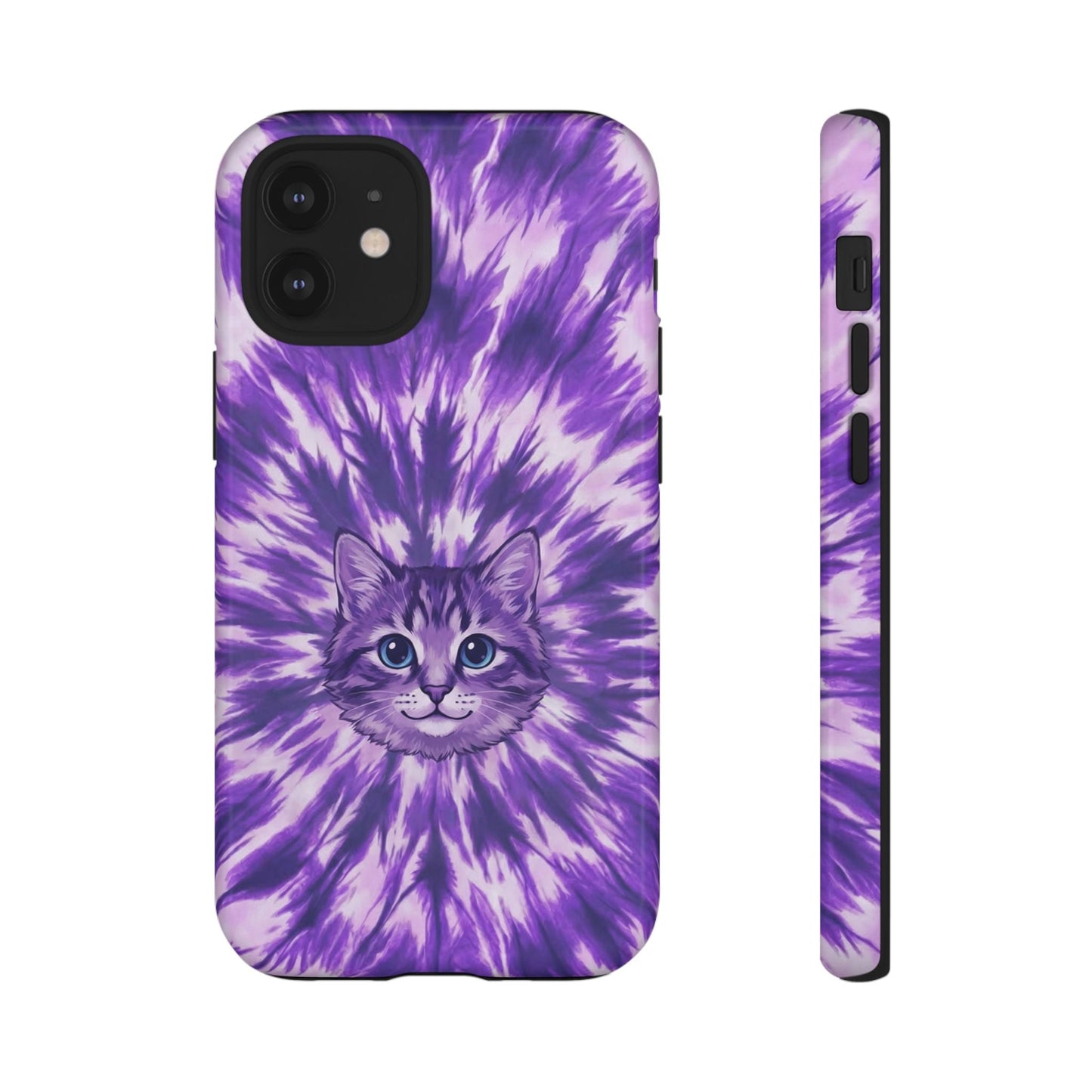 PURPLE AURA CAT PHONE CASE - TYPQ1304269