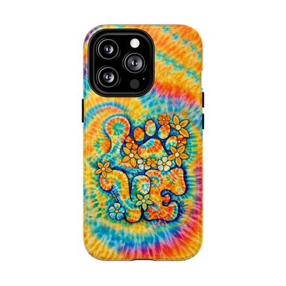 LOVE PAW PRINT SWIRL MAGNETIC PHONE CASE  - TLHN2304264