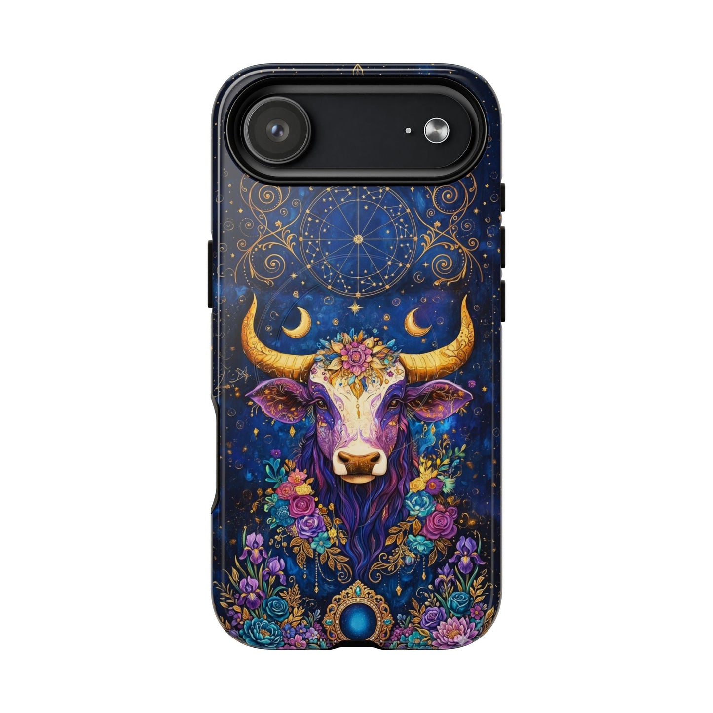HIPPIE MAGIC COW MAGNETIC PHONE CASE - TLNT2304262