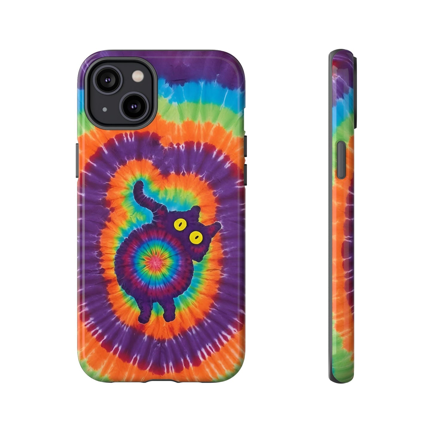 FUNNY CAT SWIRL PHONE CASE - TLNO1604261