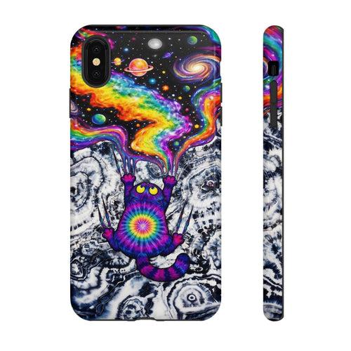 SCRATCHING CAT GALAXY PHONE CASE - KMTM1004261