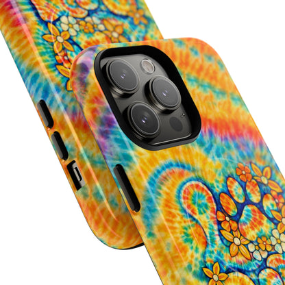 LOVE PAW PRINT SWIRL MAGNETIC PHONE CASE  - TLHN2304264