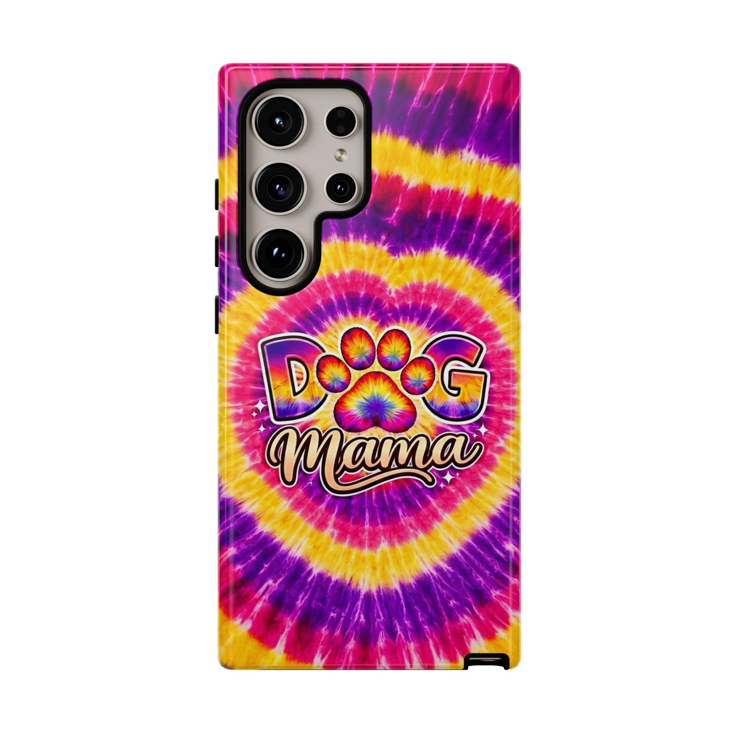 DOG MAMA PAW PRINT SWIRL PHONE CASE   - TLNT1504261