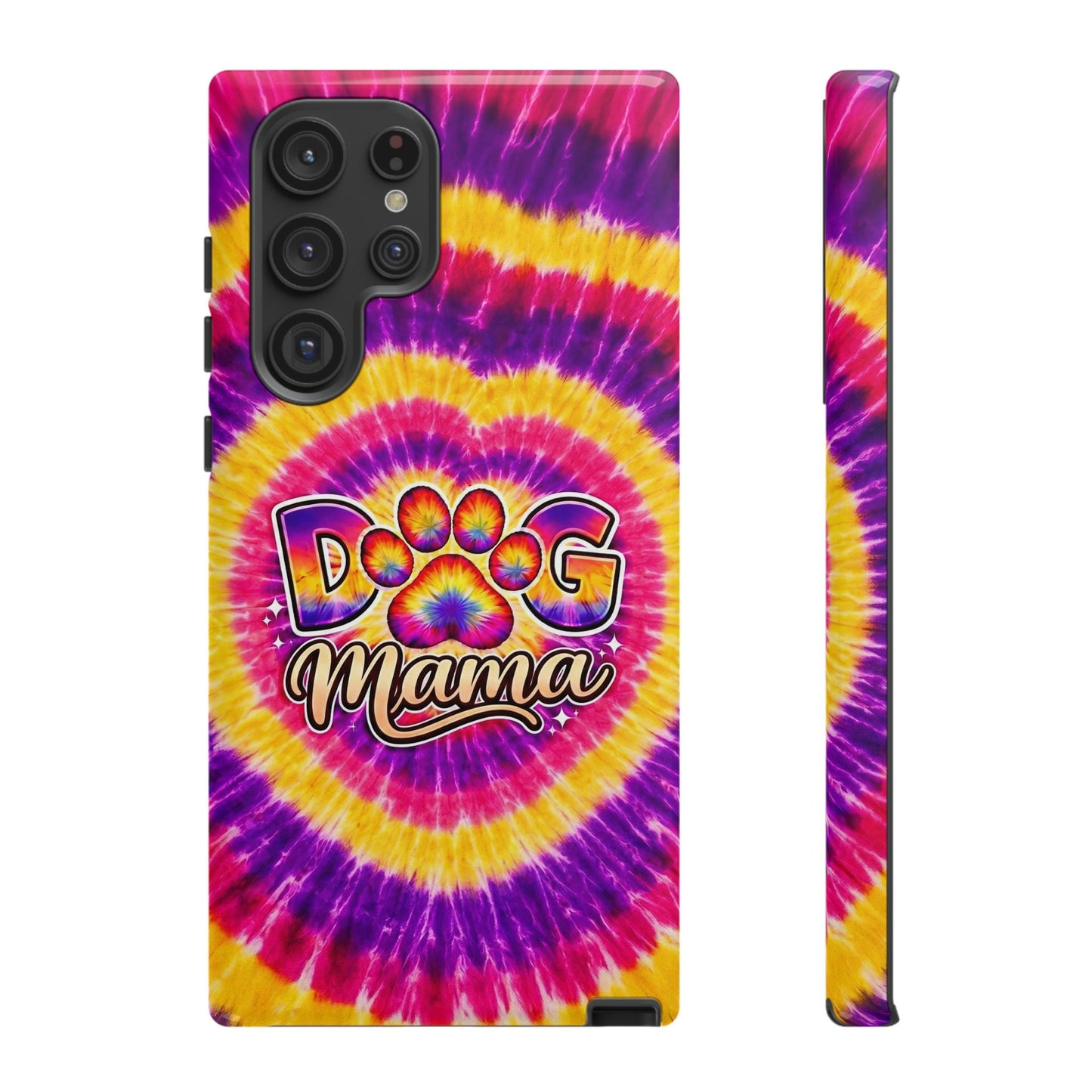 DOG MAMA PAW PRINT SWIRL PHONE CASE   - TLNT1504261
