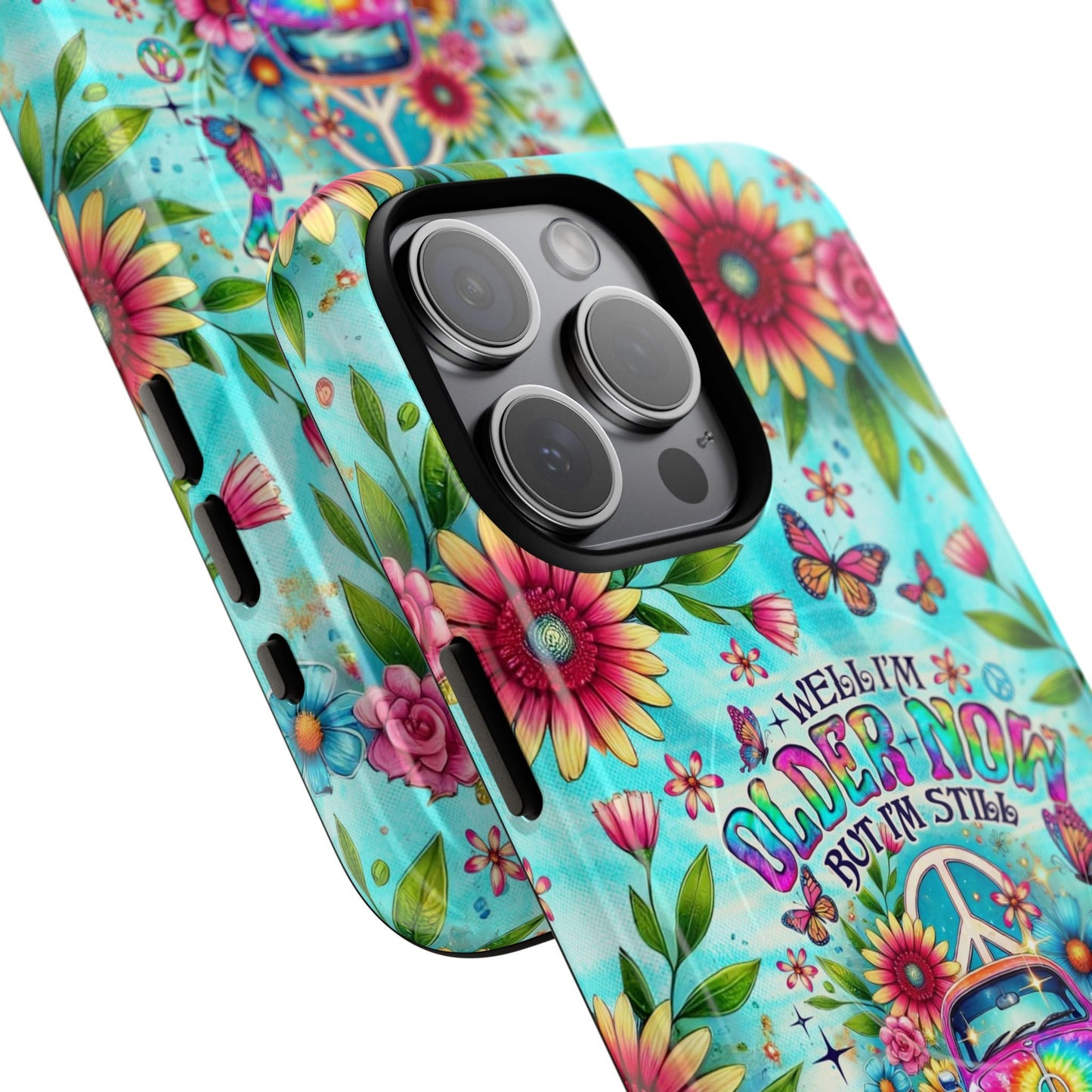 RUNNING AGAINST THE WIND CAR TIE DYE MAGNETIC PHONE CASE - TLNO1804254