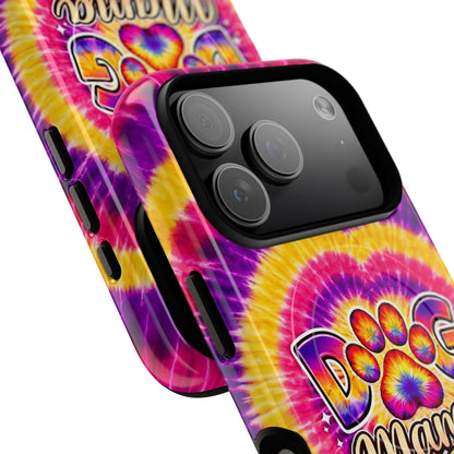 DOG MAMA PAW PRINT SWIRL MAGNETIC PHONE CASE  - TLNT1504261