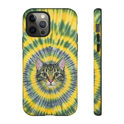 FUNNY CAT SWIRL  PHONE CASE - TLNT1604263