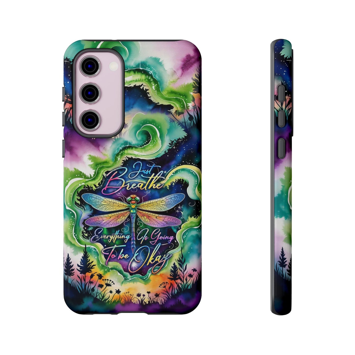 JUST BREATH DRAGONFLY  PHONE CASE  - TLHG2304264