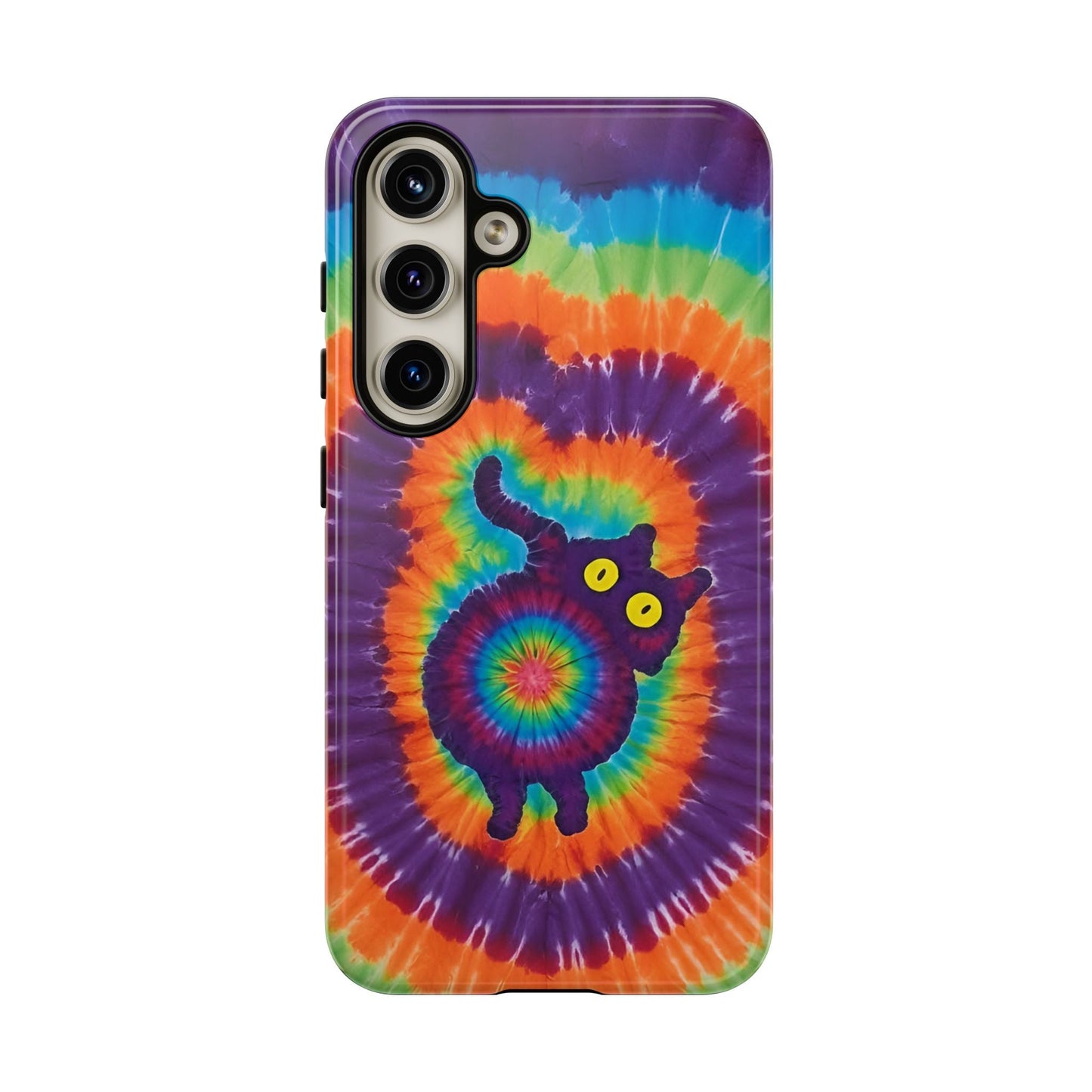 FUNNY CAT SWIRL PHONE CASE - TLNO1604261