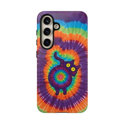 FUNNY CAT SWIRL PHONE CASE - TLNO1604261