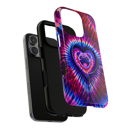 PUG DOG HEART MAGNETIC PHONE CASE - TLTW1104264