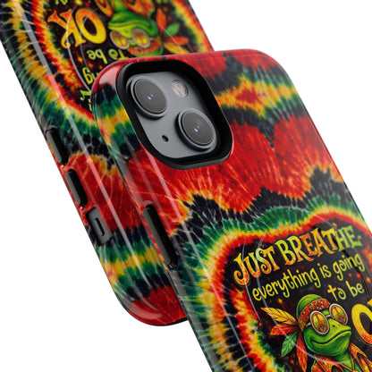 JUST BREATHE FROG SWIRL MAGNETIC PHONE CASE - KMTM2304262