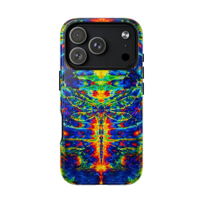 HIPPIE DRAGONFLY COLORFUL SWIRL MAGNETIC PHONE CASE - TLNT1105261