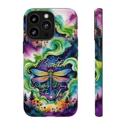 JUST BREATH DRAGONFLY  PHONE CASE  - TLHG2304264