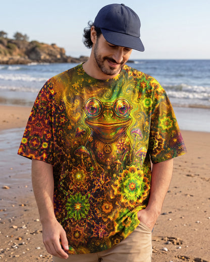 TRIPPY PSYCHEDELIC FROG ALL OVER PRINT - TLNO2406261