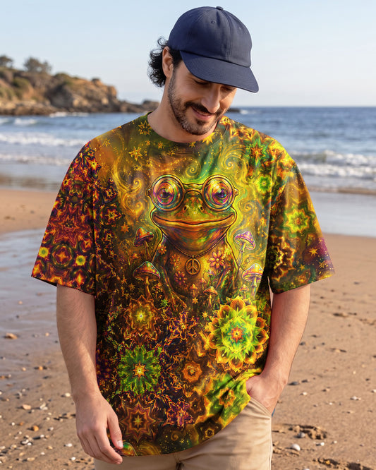 TRIPPY PSYCHEDELIC FROG ALL OVER PRINT - TLNO2406261