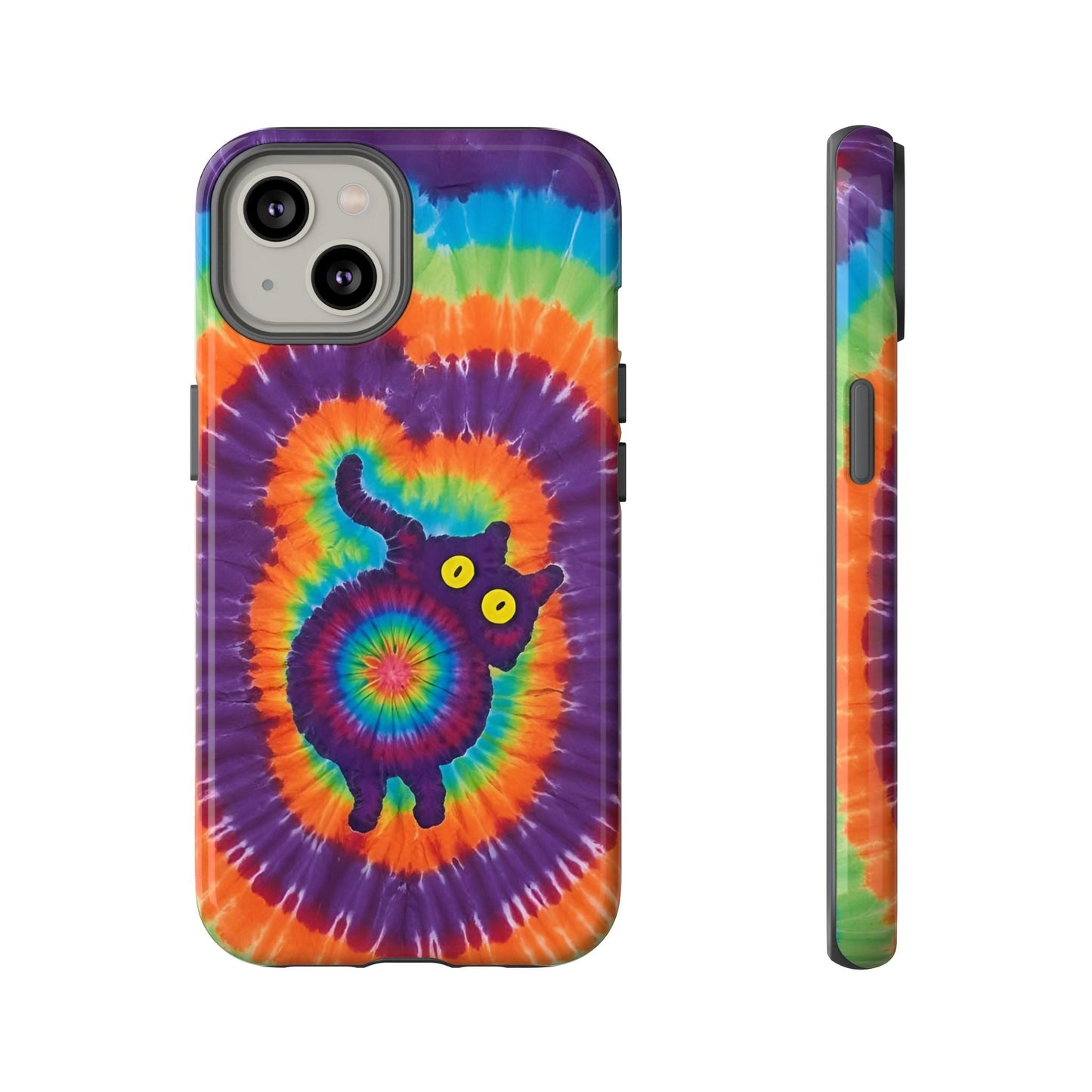 FUNNY CAT SWIRL PHONE CASE - TLNO1604261