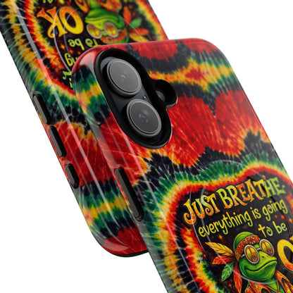 JUST BREATHE FROG SWIRL MAGNETIC PHONE CASE - KMTM2304262