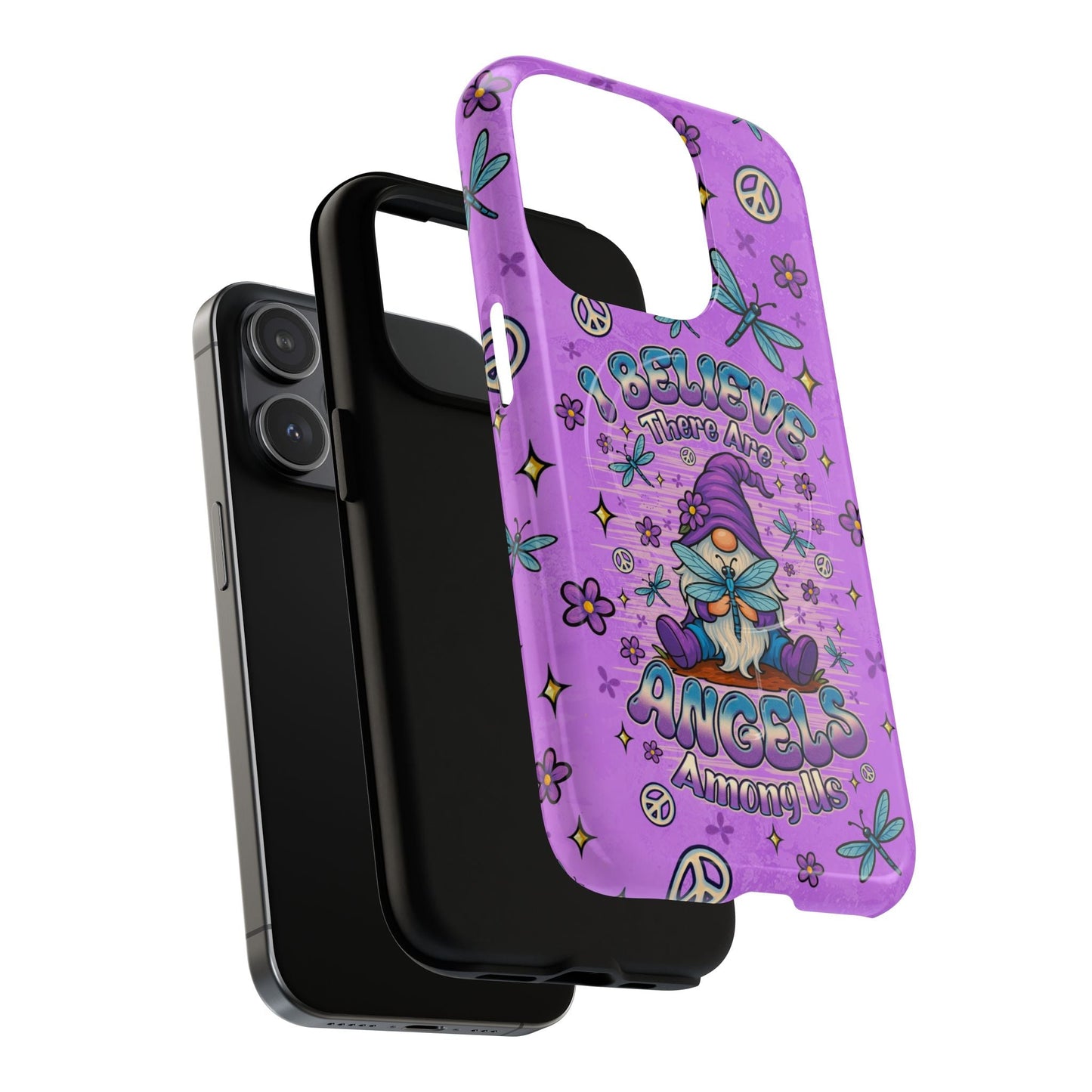 I BELIEVE THERE ARE ANGELS AMONG US GNOME MAGNETIC PHONE CASE - TLNO1604262