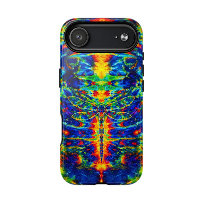 HIPPIE DRAGONFLY COLORFUL SWIRL MAGNETIC PHONE CASE - TLNT1105261