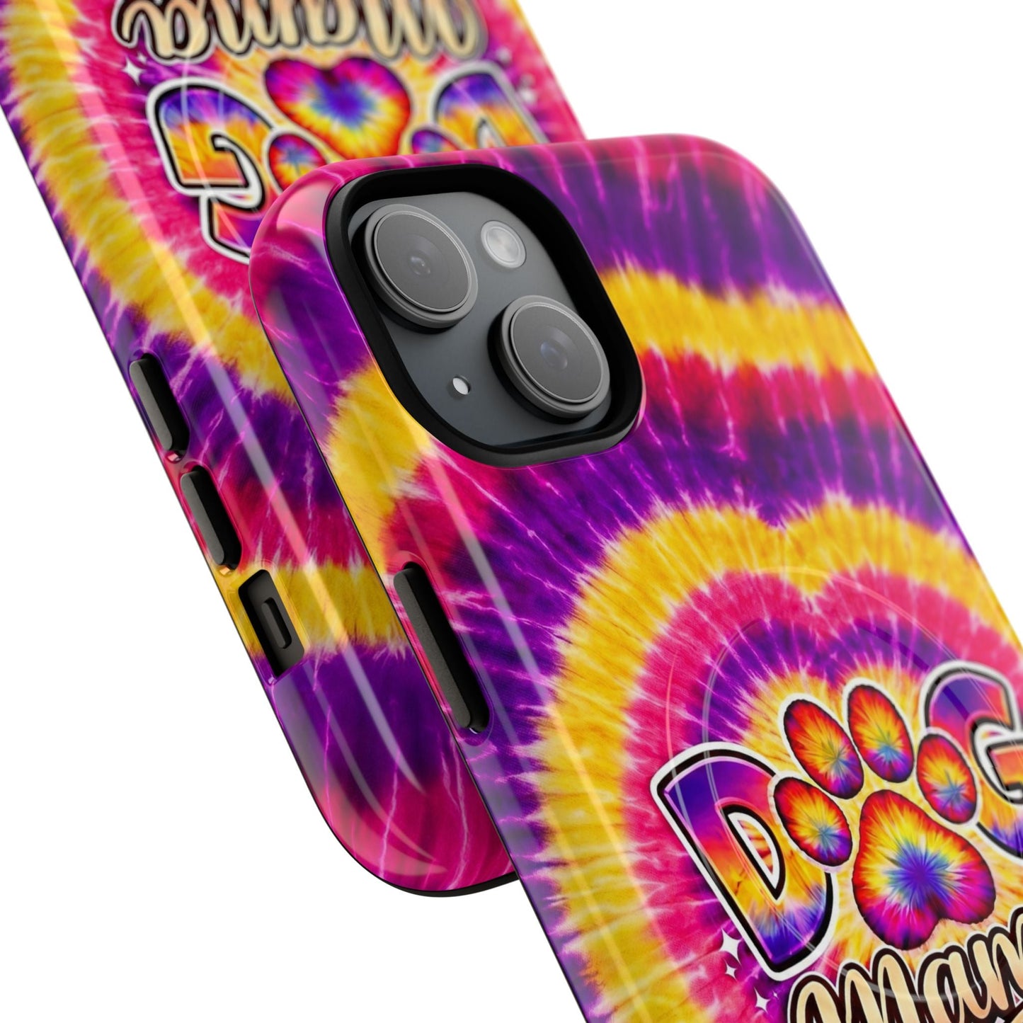 DOG MAMA PAW PRINT SWIRL MAGNETIC PHONE CASE  - TLNT1504261