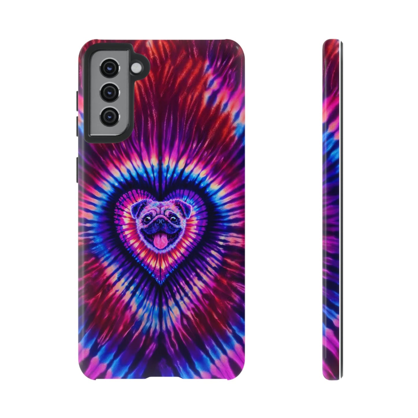 PUG DOG HEART SWIRL PHONE CASE  - TLTW1104264