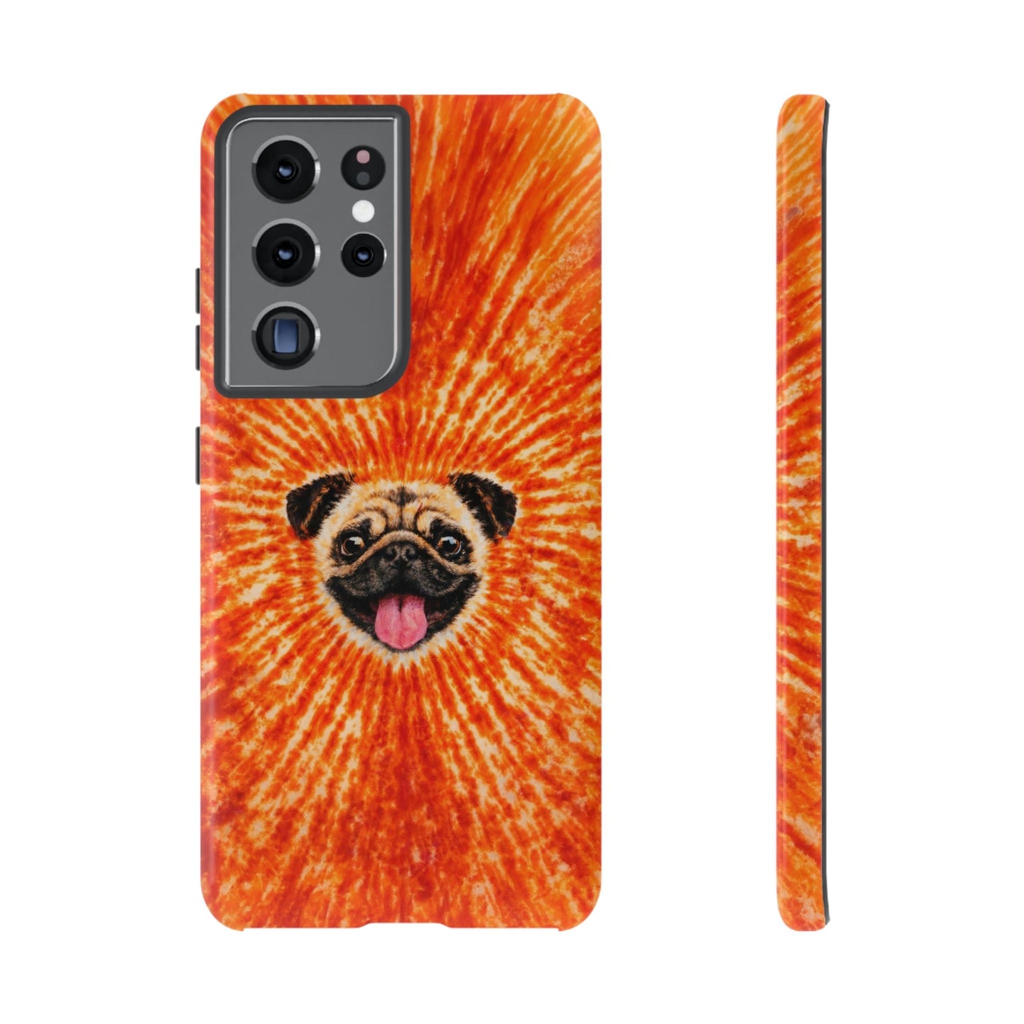 PUG DOG ORANGE  PHONE CASE - TLNT1604261