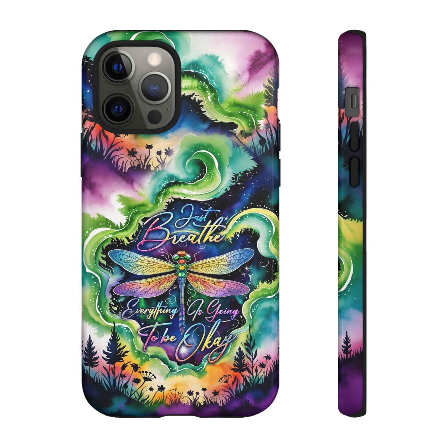 JUST BREATH DRAGONFLY  PHONE CASE  - TLHG2304264