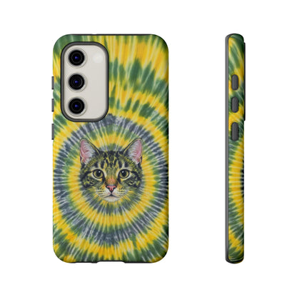 FUNNY CAT SWIRL  PHONE CASE - TLNT1604263
