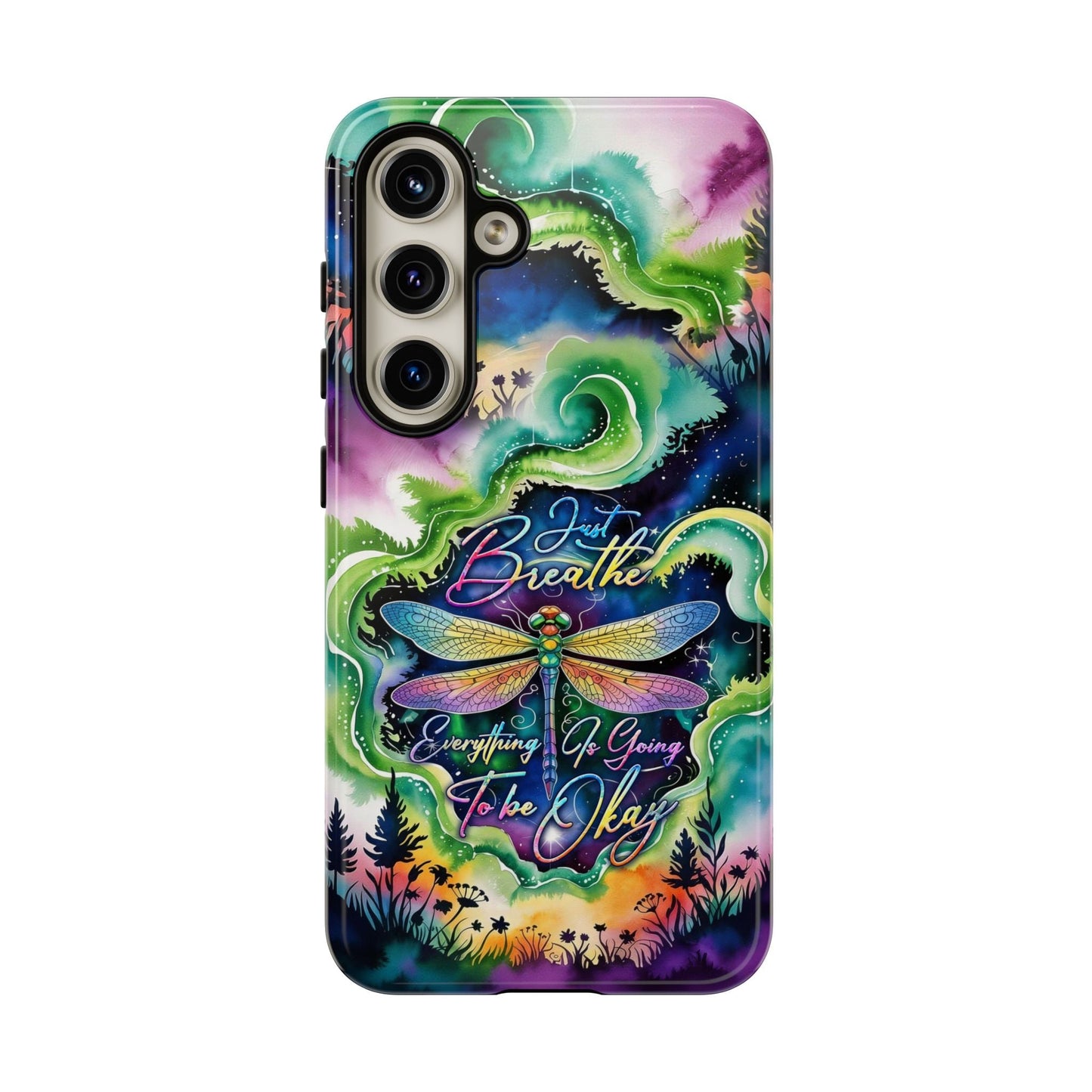 JUST BREATH DRAGONFLY  PHONE CASE  - TLHG2304264