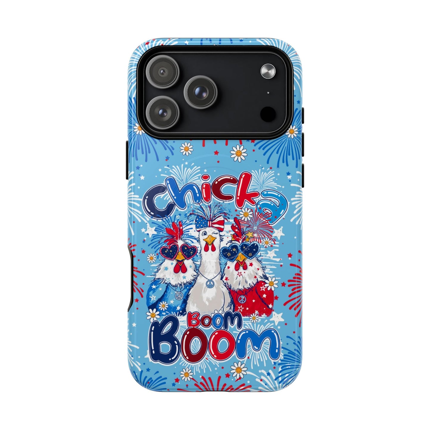 CHICKA BOOM BOOM HIPPIE CHICKEN MAGNETIC PHONE CASE - TY0406261