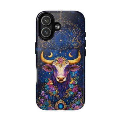 HIPPIE MAGIC COW MAGNETIC PHONE CASE - TLNT2304262