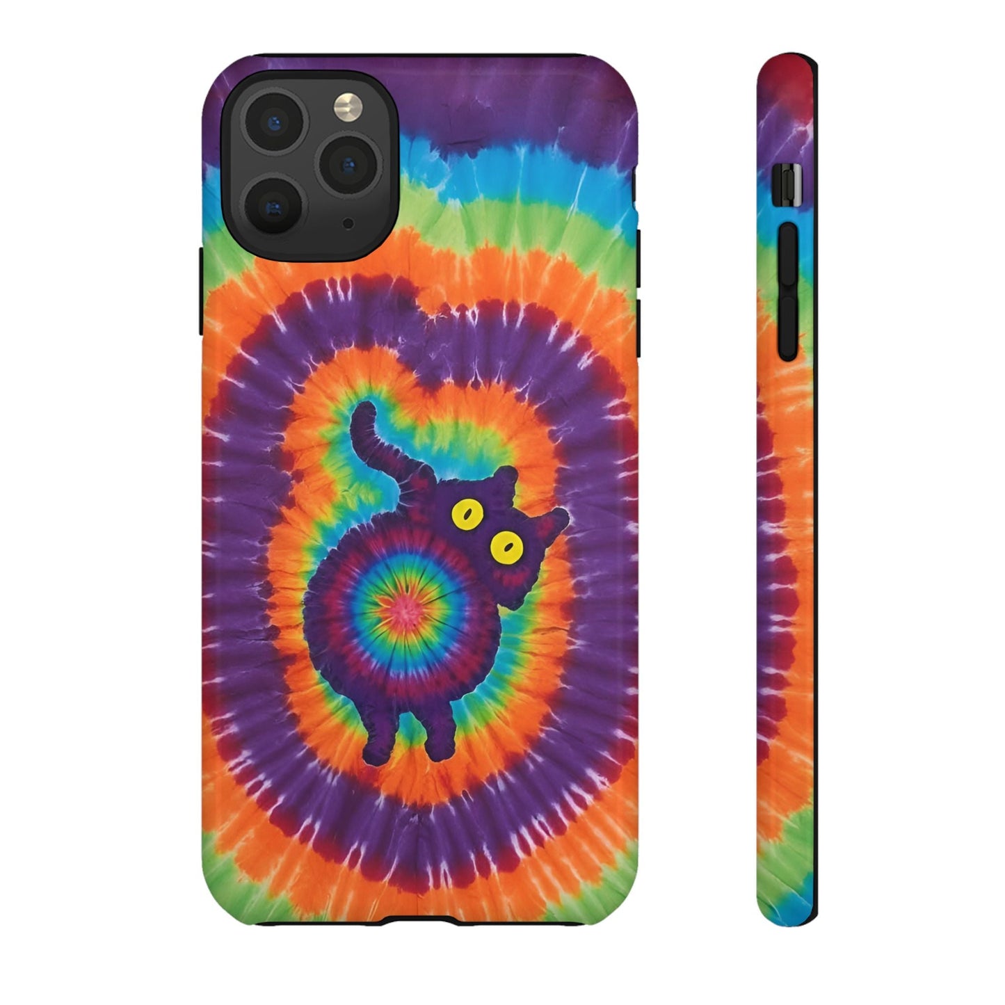 FUNNY CAT SWIRL PHONE CASE - TLNO1604261