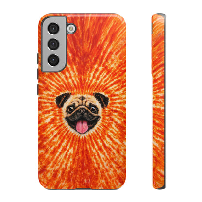 PUG DOG ORANGE  PHONE CASE - TLNT1604261