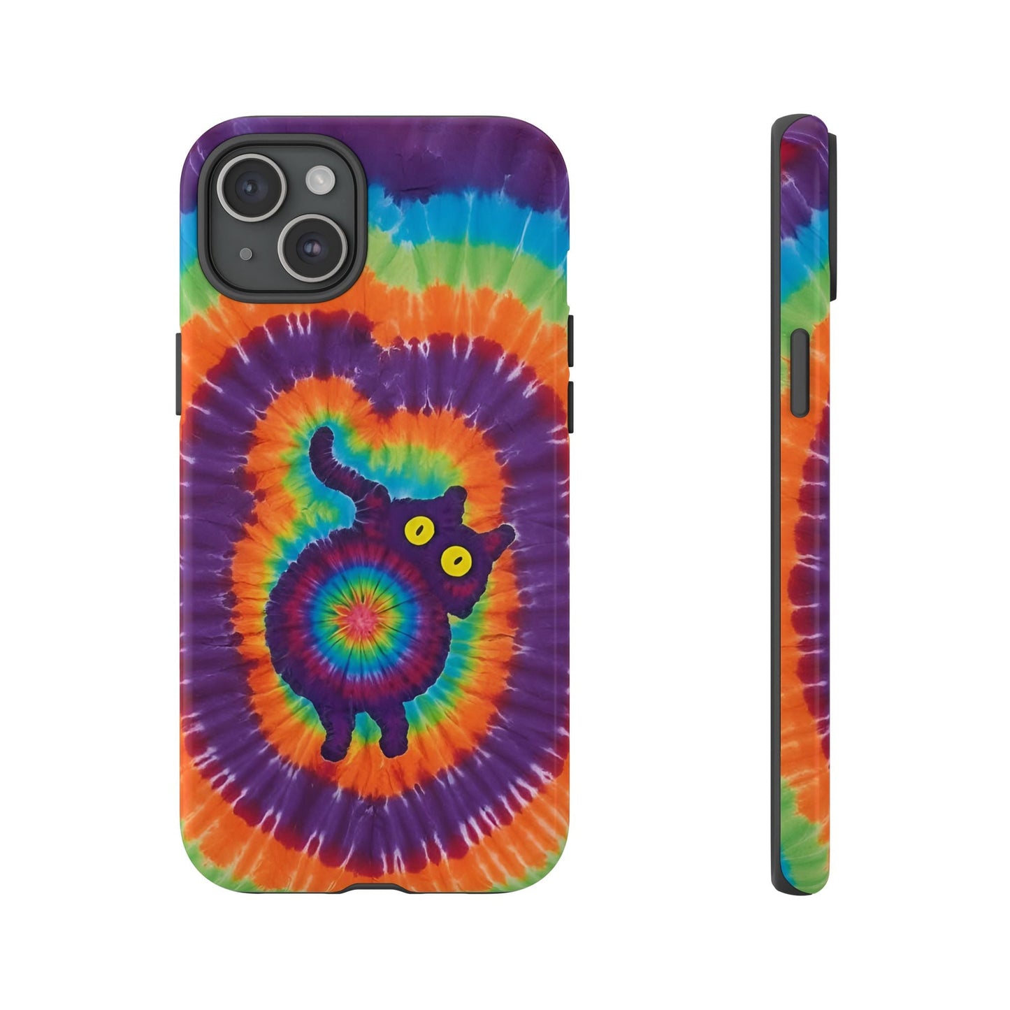 FUNNY CAT SWIRL PHONE CASE - TLNO1604261