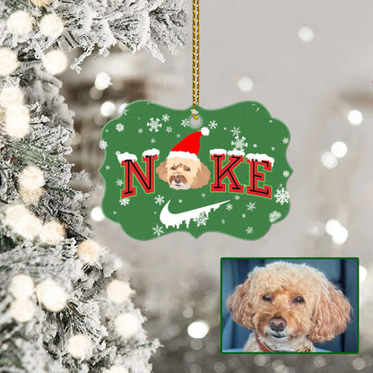 Personalized Christmas Pet Dog Cat Wooden Ornament