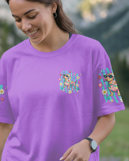 LESS MEANIES MORE WEENIES DACHSHUND DOG  ALL OVER PRINT - TLTW2005261
