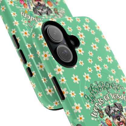 WHISPER WORDS OF WISDOM LET IT BE SCHNAUZER MAGNETIC PHONE CASE - TY0405261