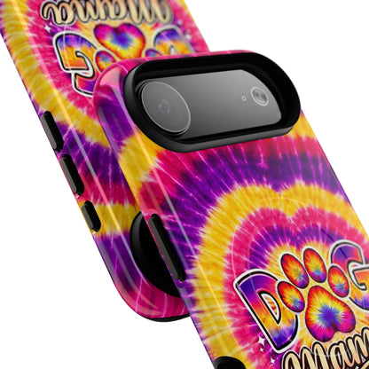DOG MAMA PAW PRINT SWIRL MAGNETIC PHONE CASE  - TLNT1504261