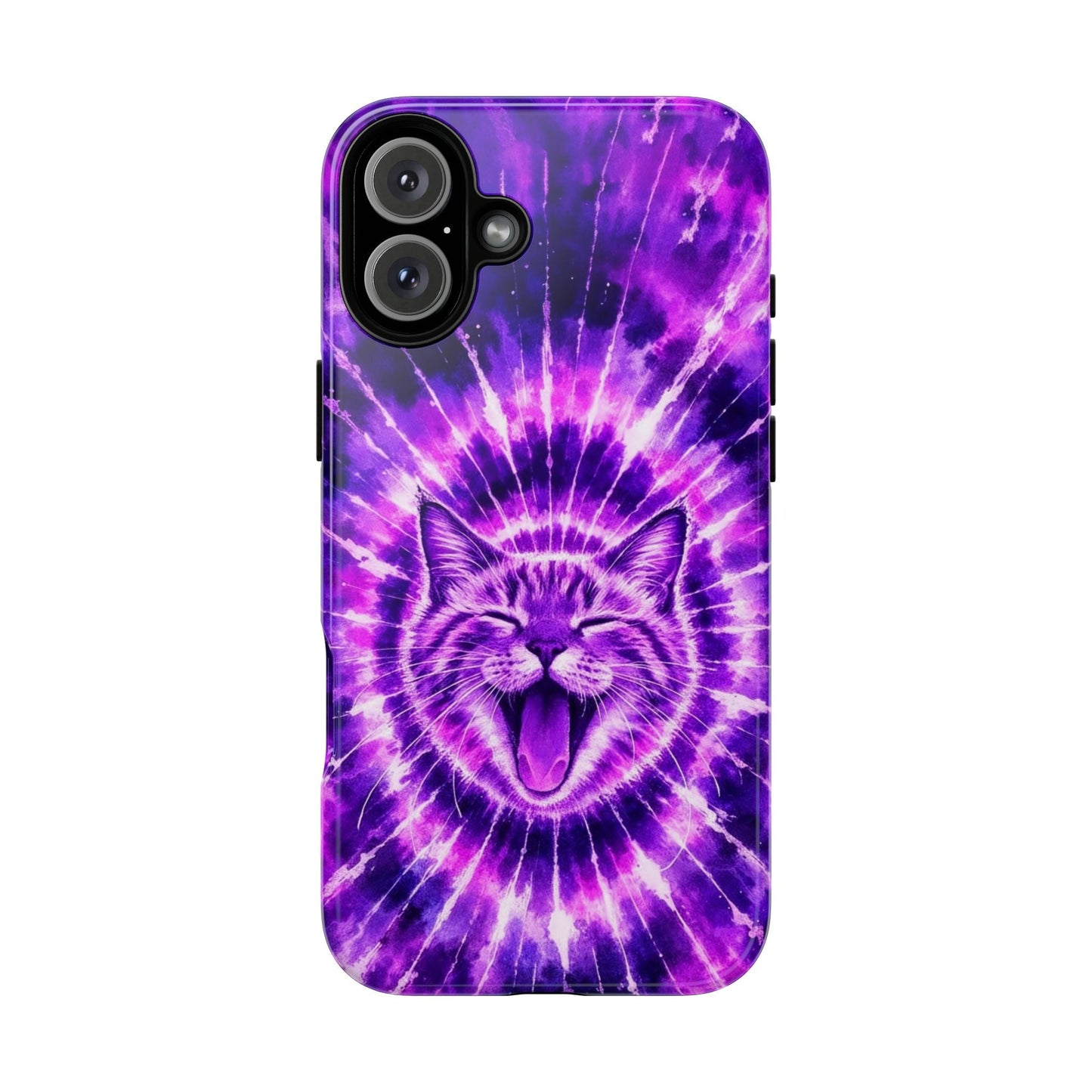 CAT PURPLE SWIRL PHONE CASE  - TLHN1504263