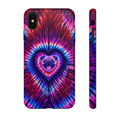 PUG DOG HEART SWIRL PHONE CASE  - TLTW1104264