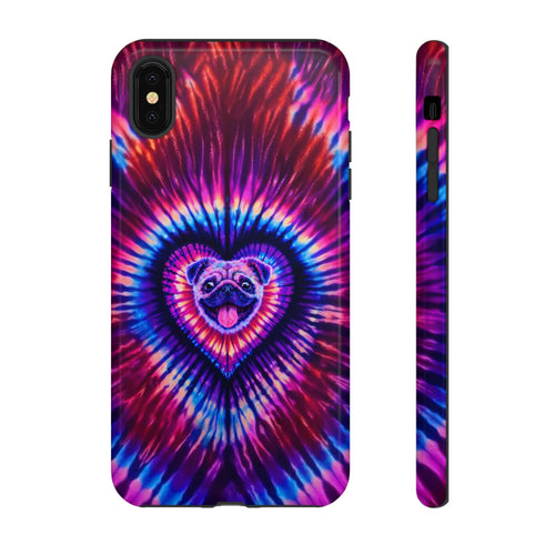 PUG DOG HEART SWIRL PHONE CASE  - TLTW1104264