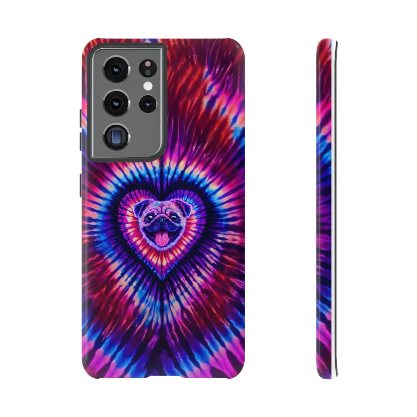 PUG DOG HEART SWIRL PHONE CASE  - TLTW1104264
