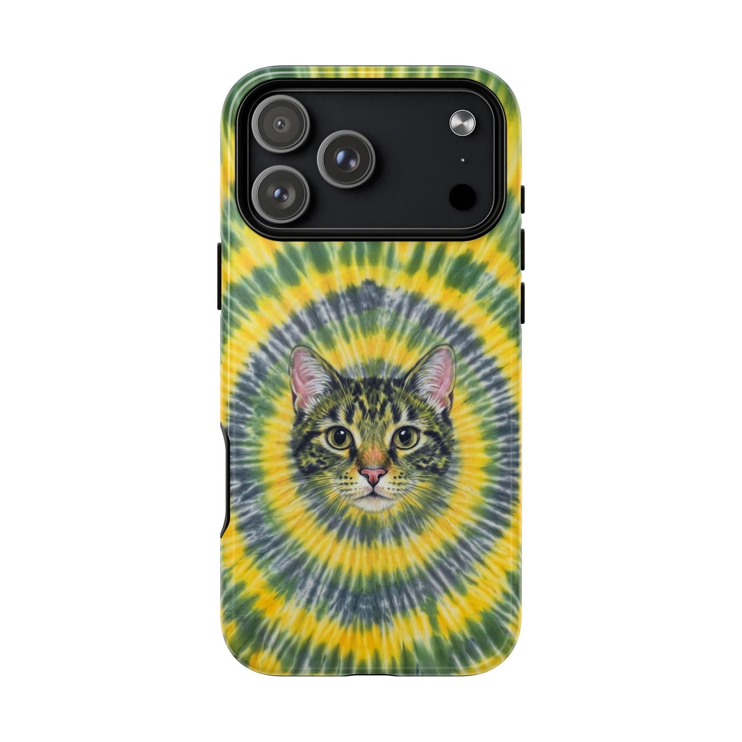 FUNNY CAT SWIRL MAGNETIC PHONE CASE - TLNT1604263