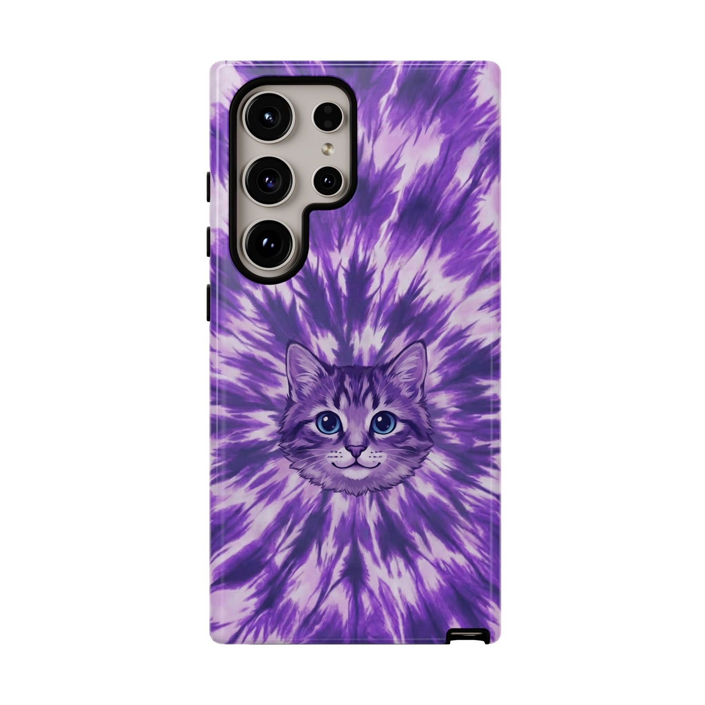 PURPLE AURA CAT PHONE CASE - TYPQ1304269