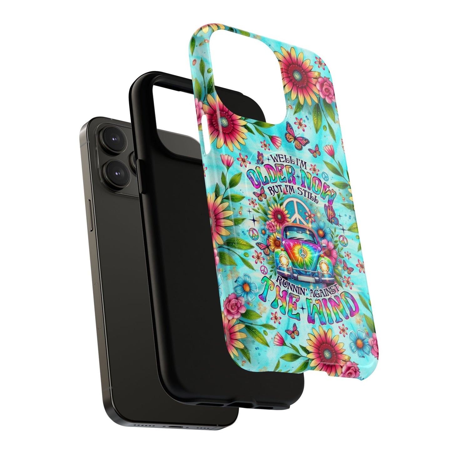 RUNNING AGAINST THE WIND CAR TIE DYE MAGNETIC PHONE CASE - TLNO1804254