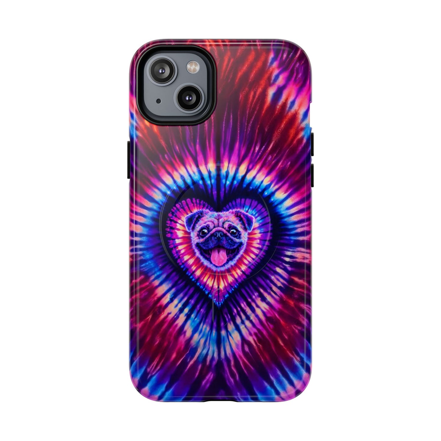 PUG DOG HEART MAGNETIC PHONE CASE - TLTW1104264